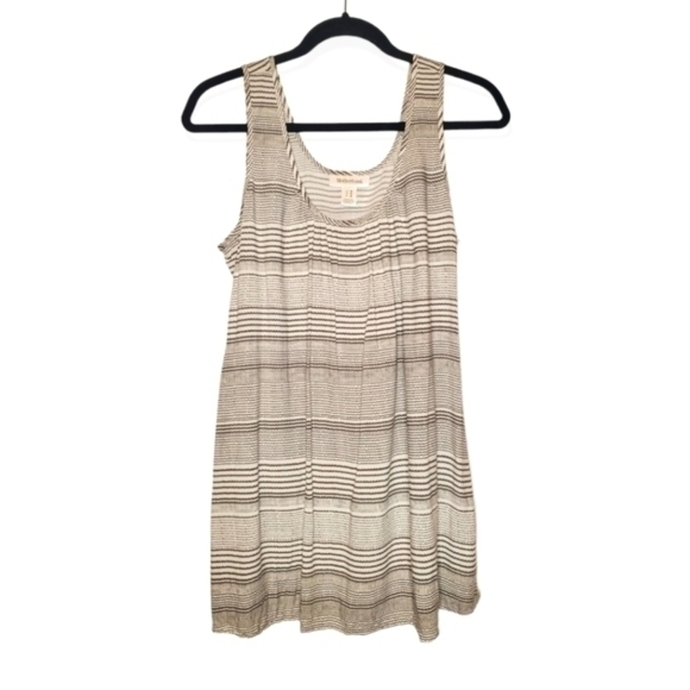 Motherhood Maternity Sleeveless Striped Tank Top